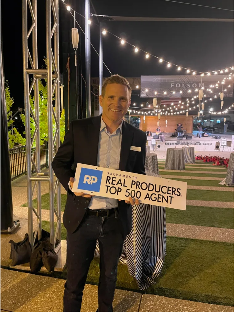 Kyle Renke at the Sacramento Real Producers awards